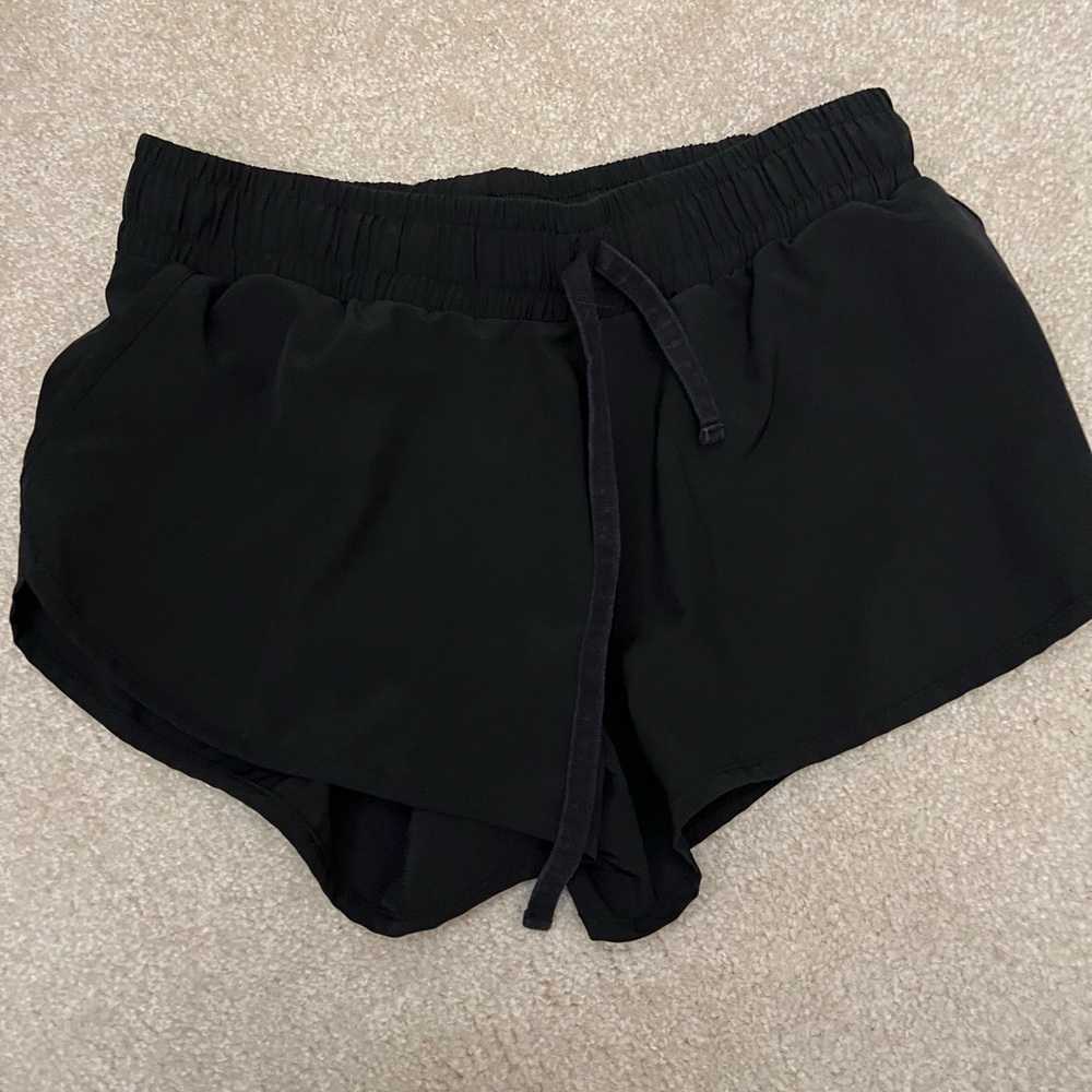 Albion Fit black sprinter shorts, size XS